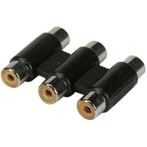 Triplet RCA Inline Coupler Triplet RCA Inline Coupler